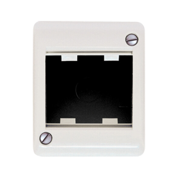 Caja exterior para 2 módulos blanco - Ave C55604