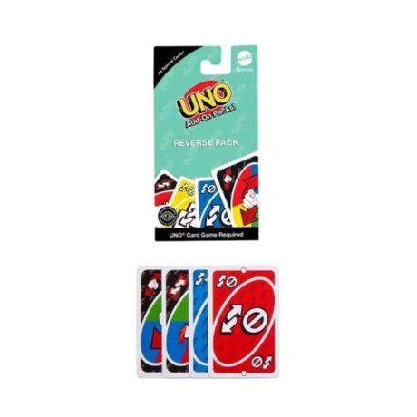 Juego de Cartas Uno Pack Extensión Complementaria REVERSA