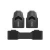 Juego De Alfombras De Tres Piezas Sparco Color Negro Juego De Alfombras De Tres Piezas Sparco Color Negro