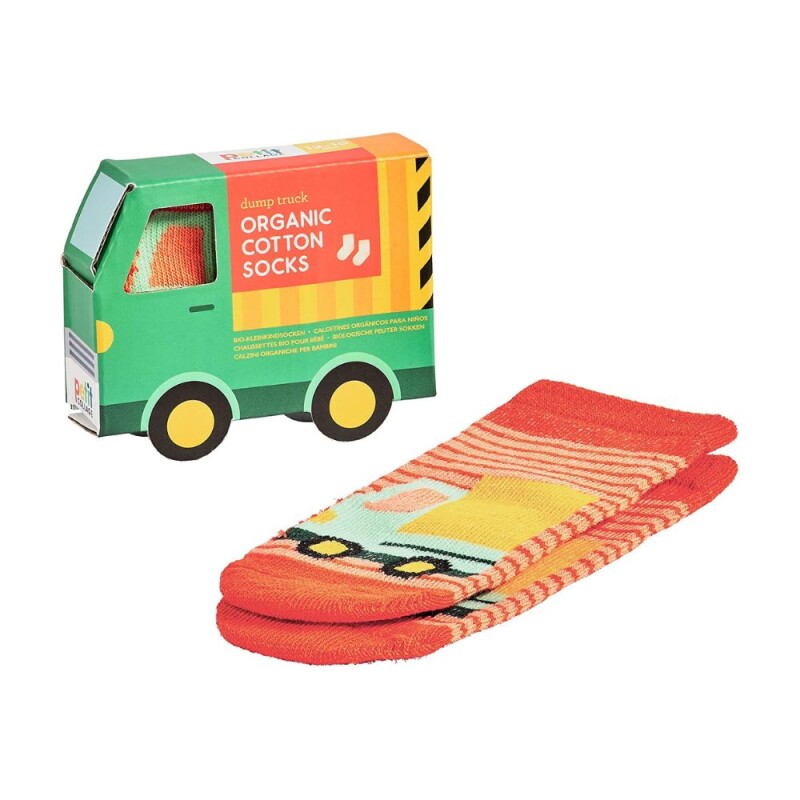 Medias de algodón organico para niños Verde
