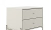Mesa de Luz Jasper Off White Mate / Champagne