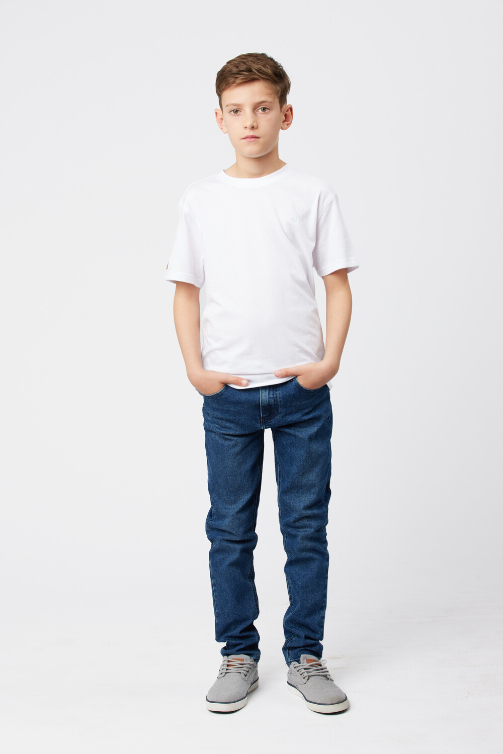 PANTALÓN DE JEAN SKINNY Azul Oscuro
