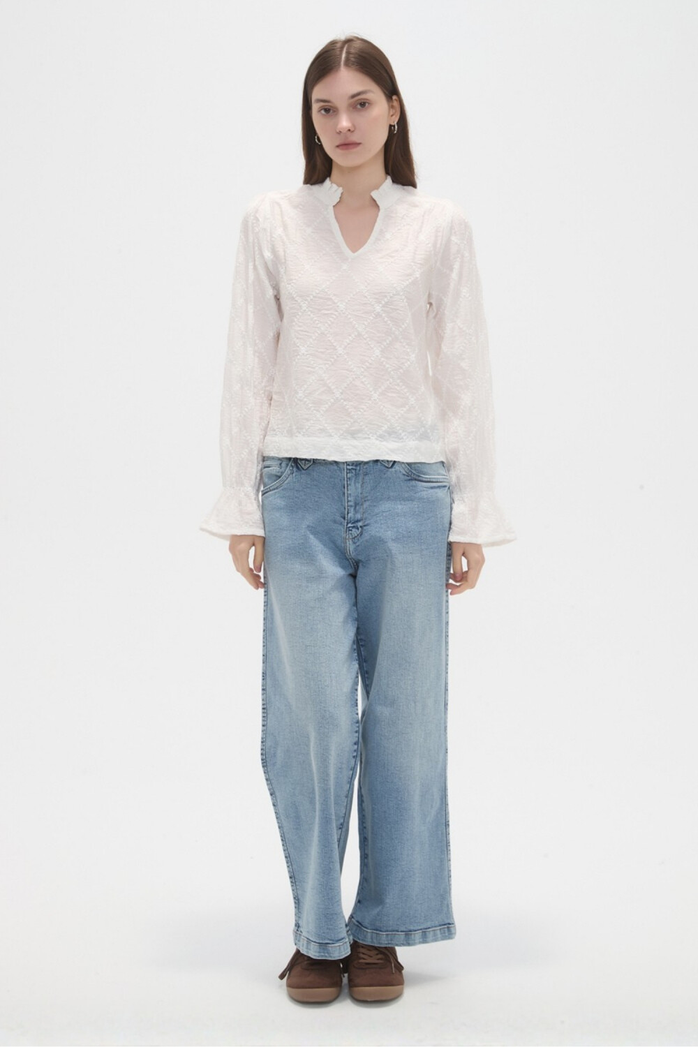 Blusa Oryval Marfil / Off White