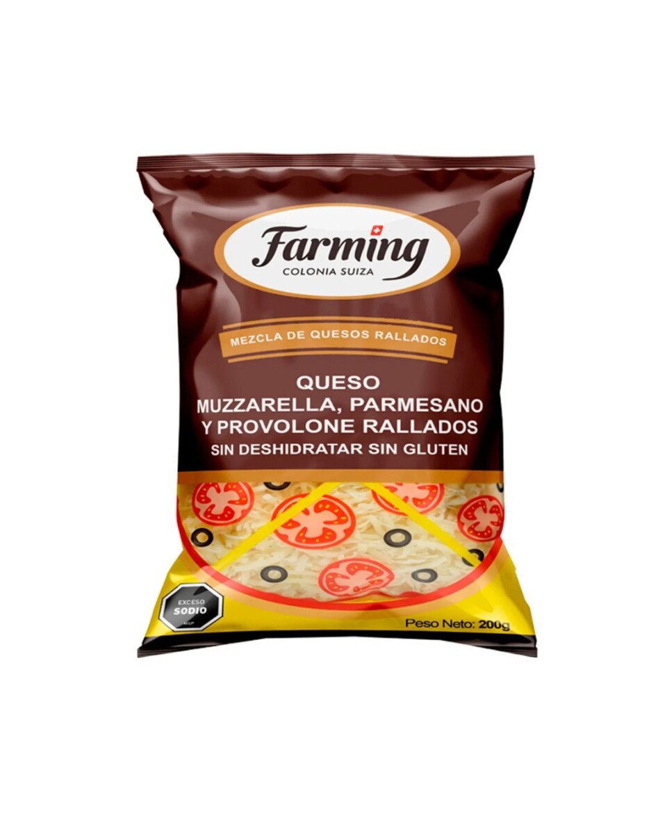 MEZCLA DE QUESOS RALLADOS 200G 