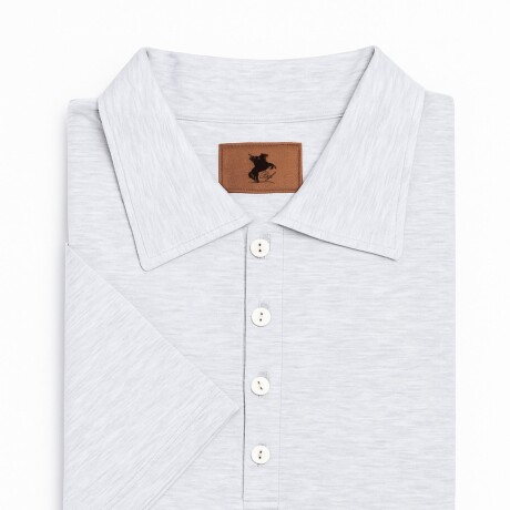 Remera tipo polo dama bagual GRIS