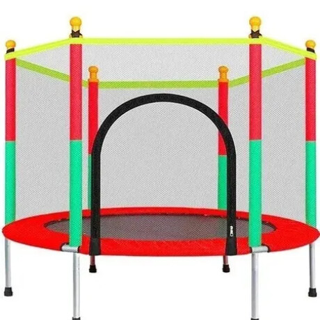 Cama Elástica Con Red de Protección 1.80m Trampolín Rojo Cama Elástica Con Red De Protección 1.80m Trampolín Rojo