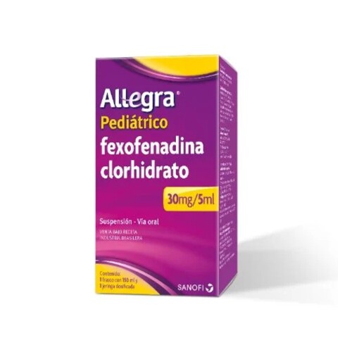 Allegra 30 Mg/5 Ml Suspensión Pediátrico 150 Ml Allegra 30 Mg/5 Ml Suspensión Pediátrico 150 Ml