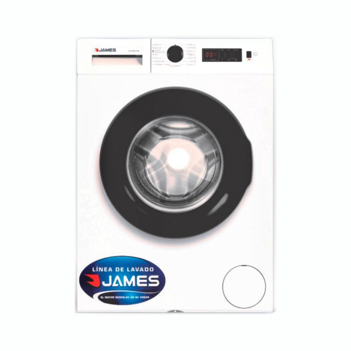 Lavarropas JAMES 1006 G5 Capacidad 6Kg Carga Frontal 