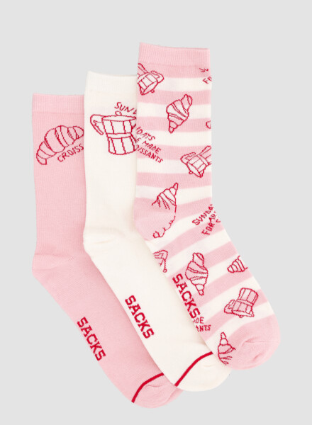 Pack de 3 medias con diseños variados Variante 41