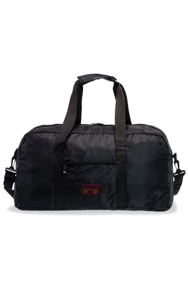 BOLSO PLEGABLE LISO - Negro 