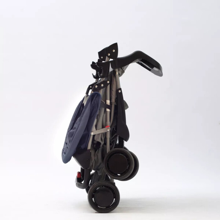 Cochecito de Paseo Convertible En Cuna Con Capota - Tinok Azul Oscuro