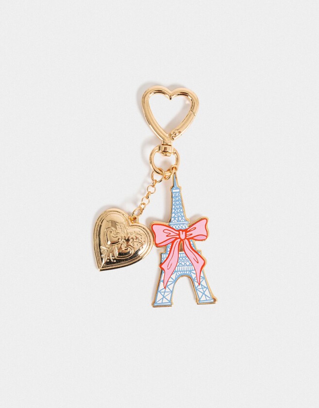 Llavero Metal Llavero Y Charm Multidijes - Combinacion Multicolor