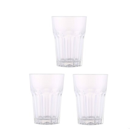 SET DE 3 VASOS DE VIDRIO 357 ML 001