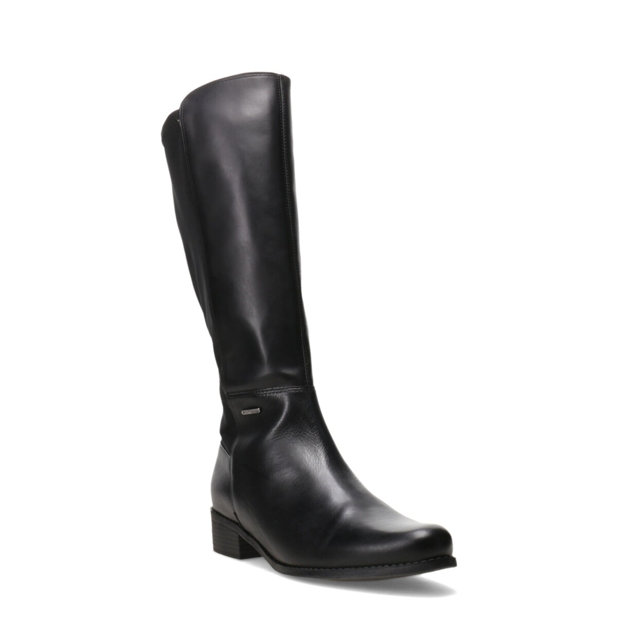 Bota de Mujer Bottero Caña Alta de Cuero - Negro 