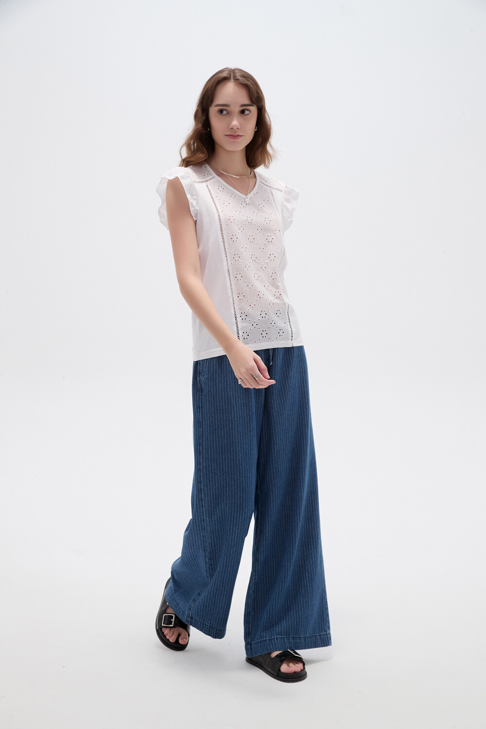 Musculosa Hulda Blanco