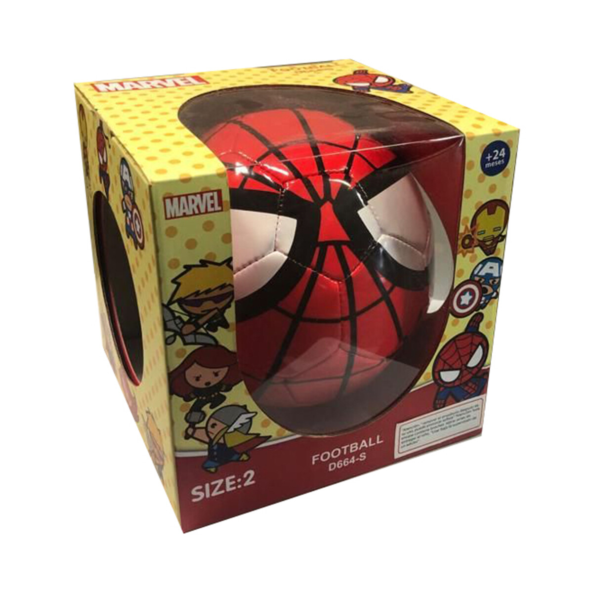 Pelota de Futbol de Spiderman Nº2 con caja 