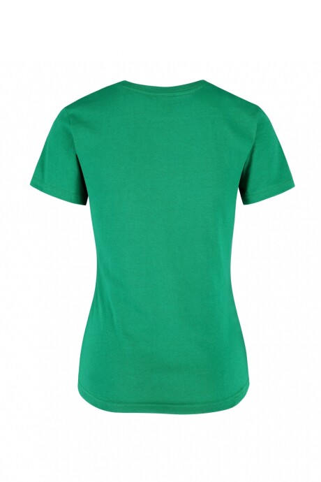 Camiseta a la base dama Verde jade