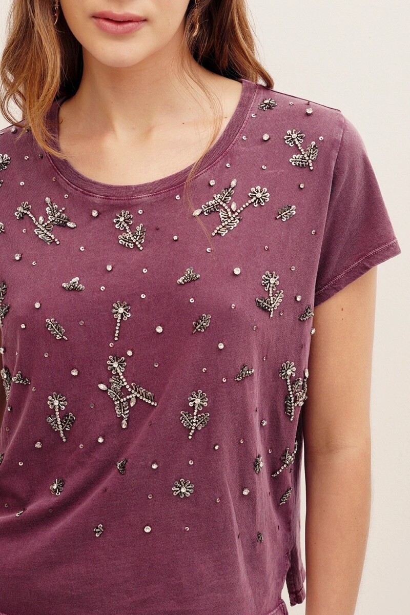 REMERA DAISY Bordo