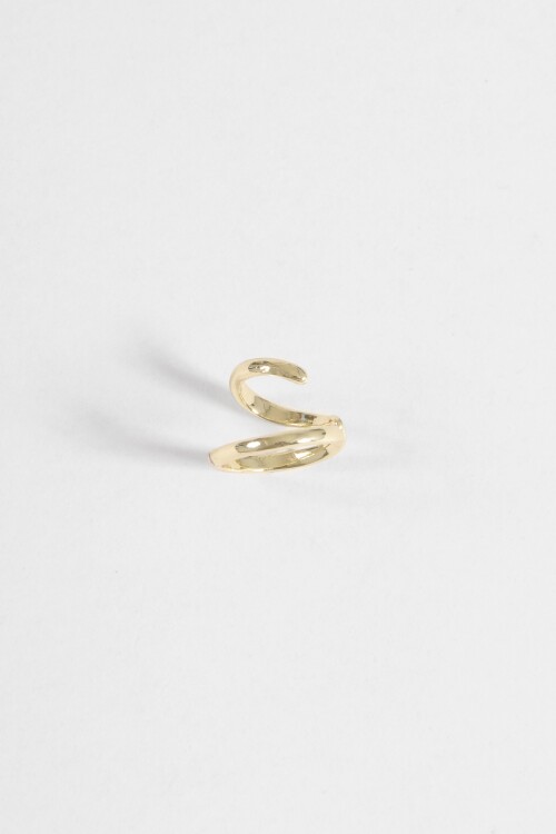 Earcuff wavy dorado