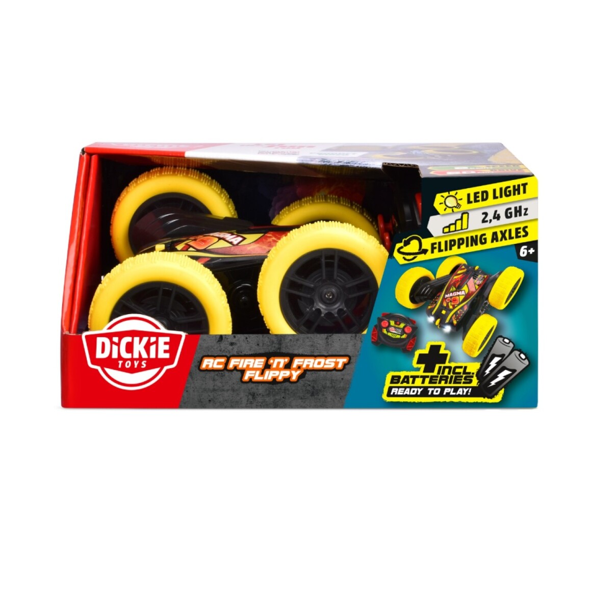 Auto a Control Remoto Fire’n Frost Flippy con Giro 360°-Dickie 