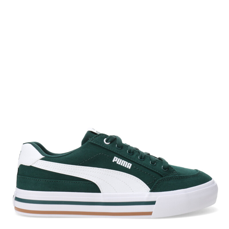 Championes de Hombre Puma Court Classic Vulc Verde - Blanco