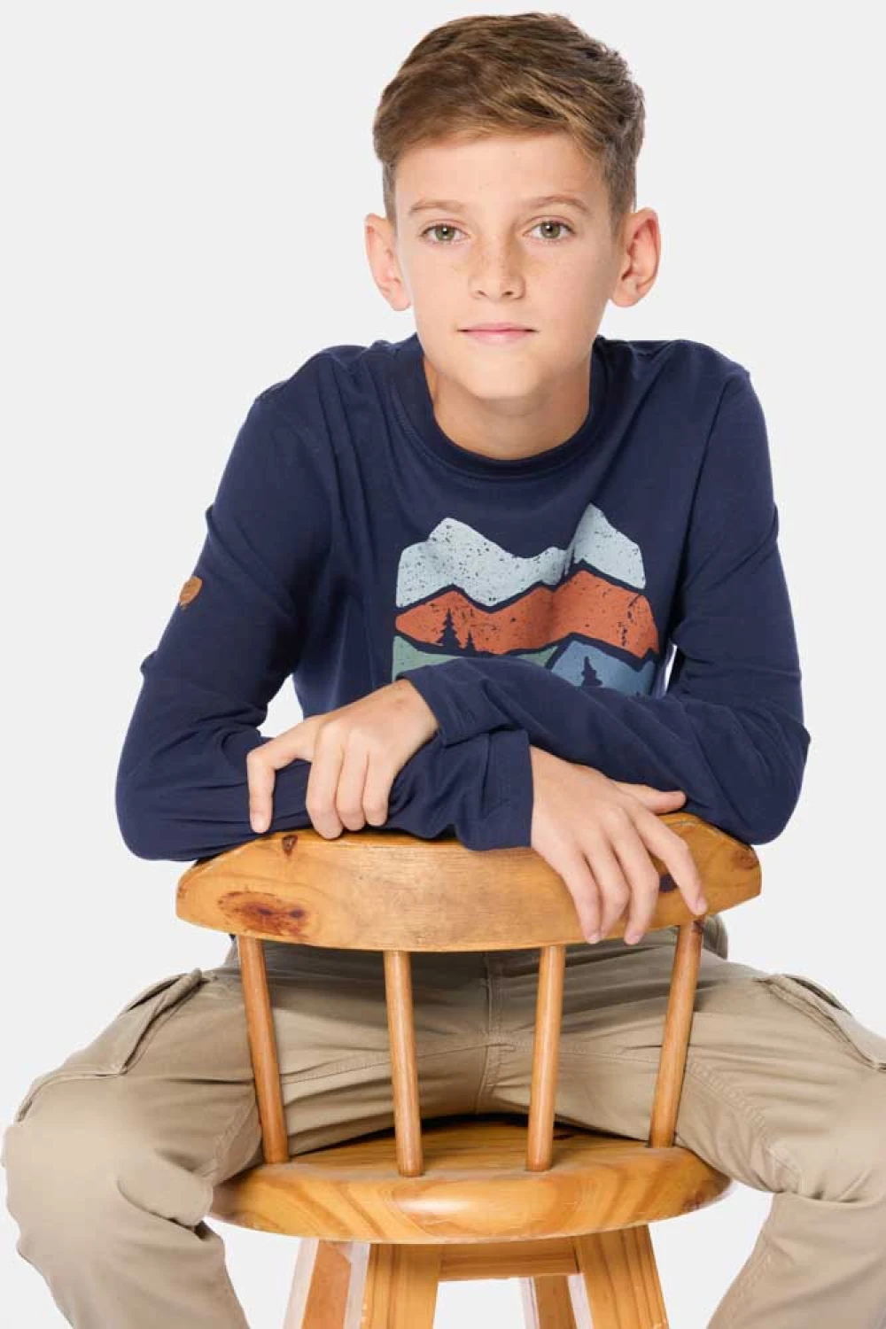 REMERA ESTAMPADA Azul