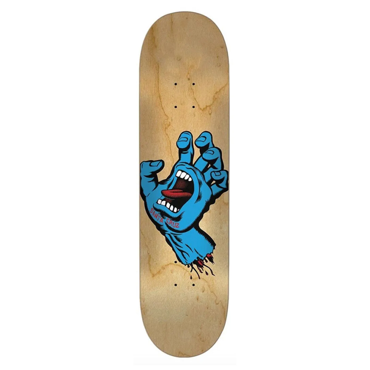 Deck Santa Cruz Screaming Hand 8.5¨ - (Sólo Tabla · Lija Incluída) 