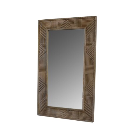 ESPEJO MADERA NATURAL-BEIGE M-24222