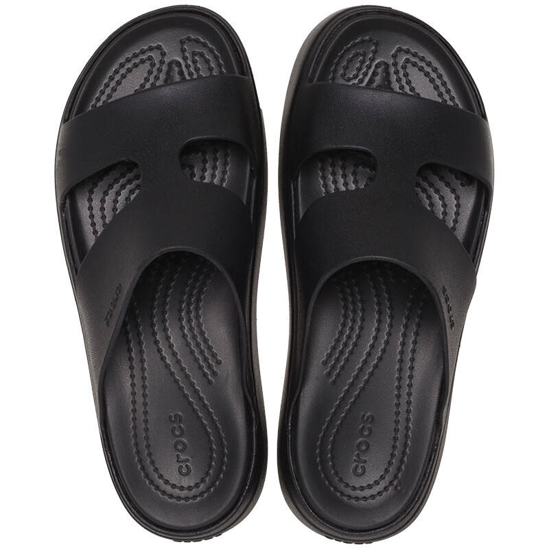 Sandalias Crocs Platform H-Strap Negro