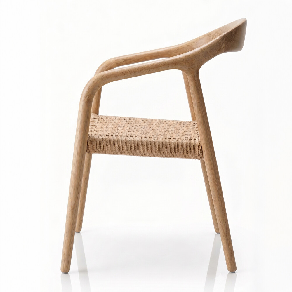 Silla de Comedor Madera natural Beige Bali - Origen Silla de Comedor Madera natural Beige Bali - Origen