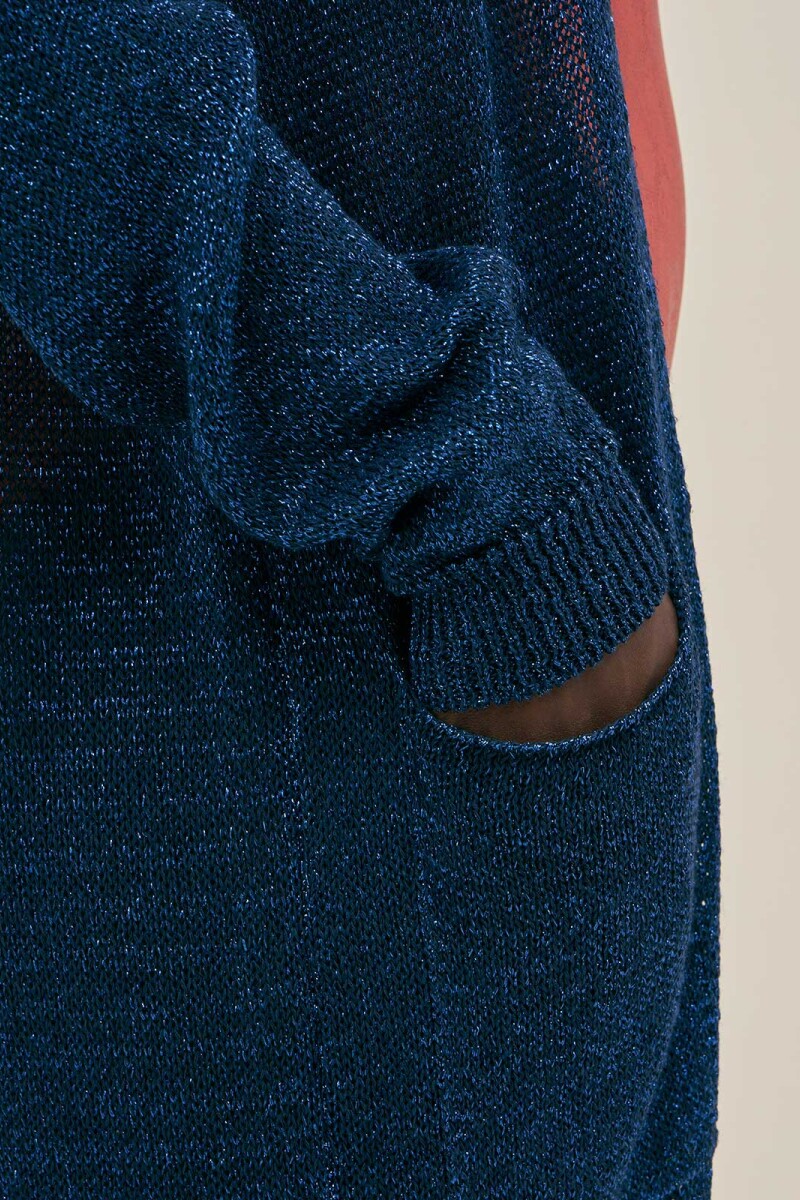LU CARDIGAN Blue