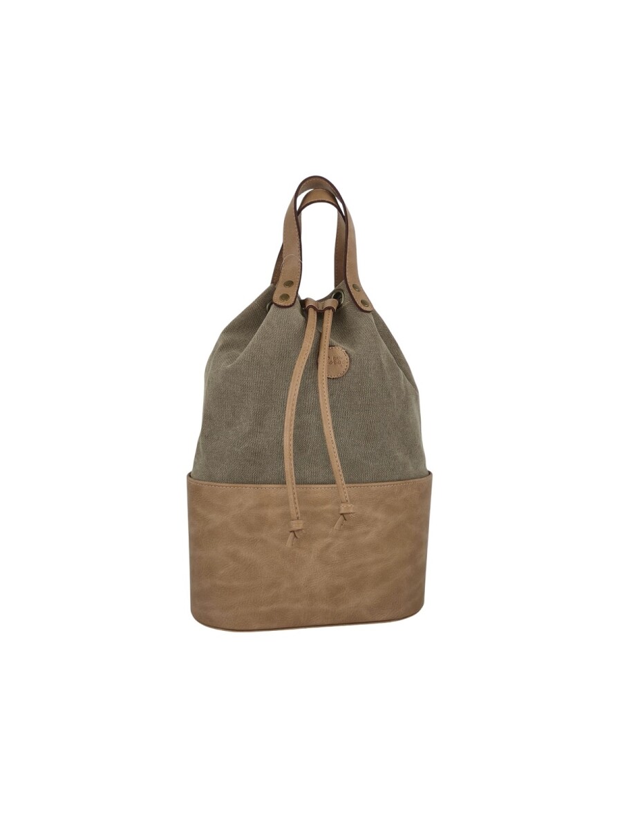 Matera bolso con división - Beige 