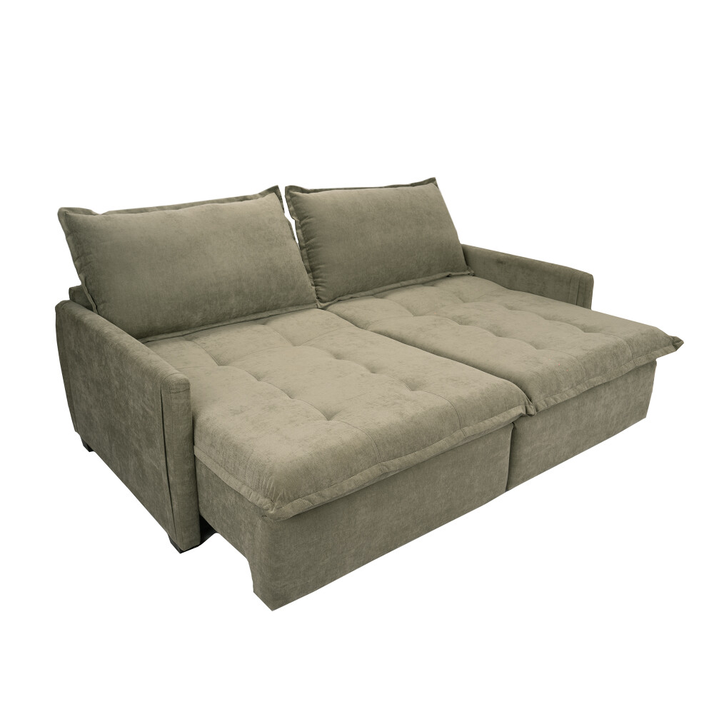 Sofá Cama Oliver 3 Cuerpos Verde