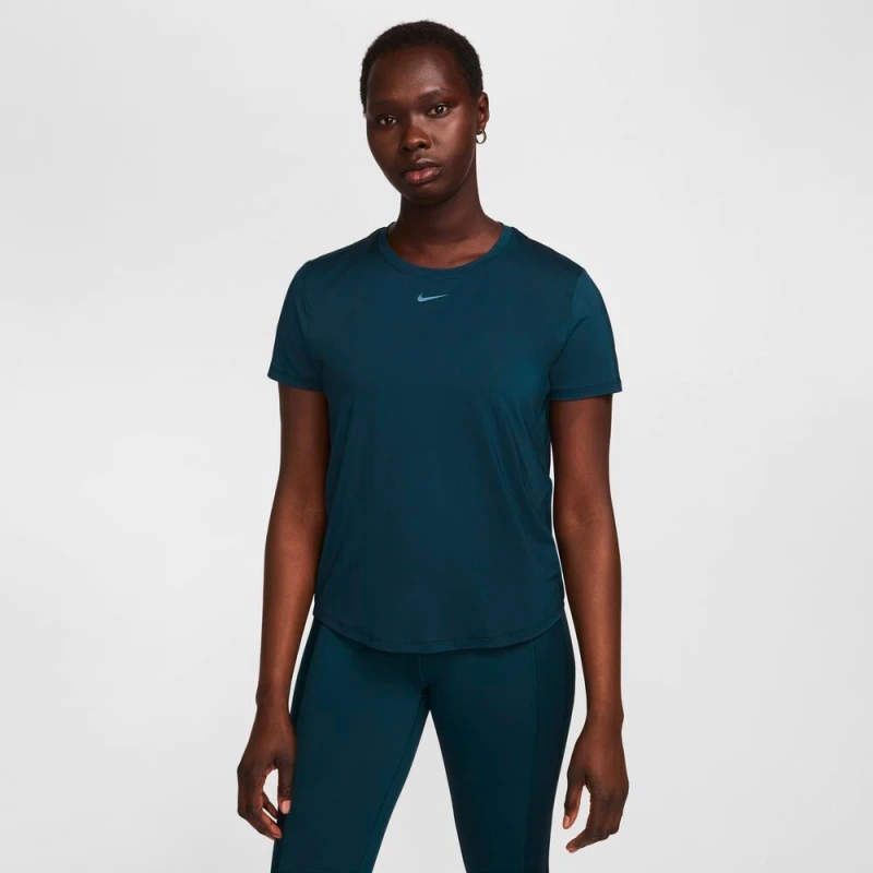 Remera Nike One Classic Dri-Fit Top de Mujer Azul