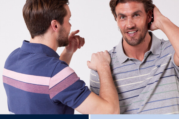 Remeras y polos ¿estampas o rayas?