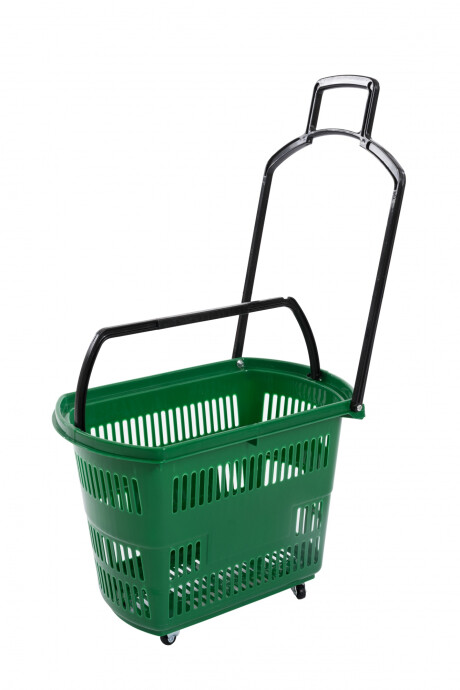 Carro Cesto Supermercado Verde Carro Cesto Supermercado Verde