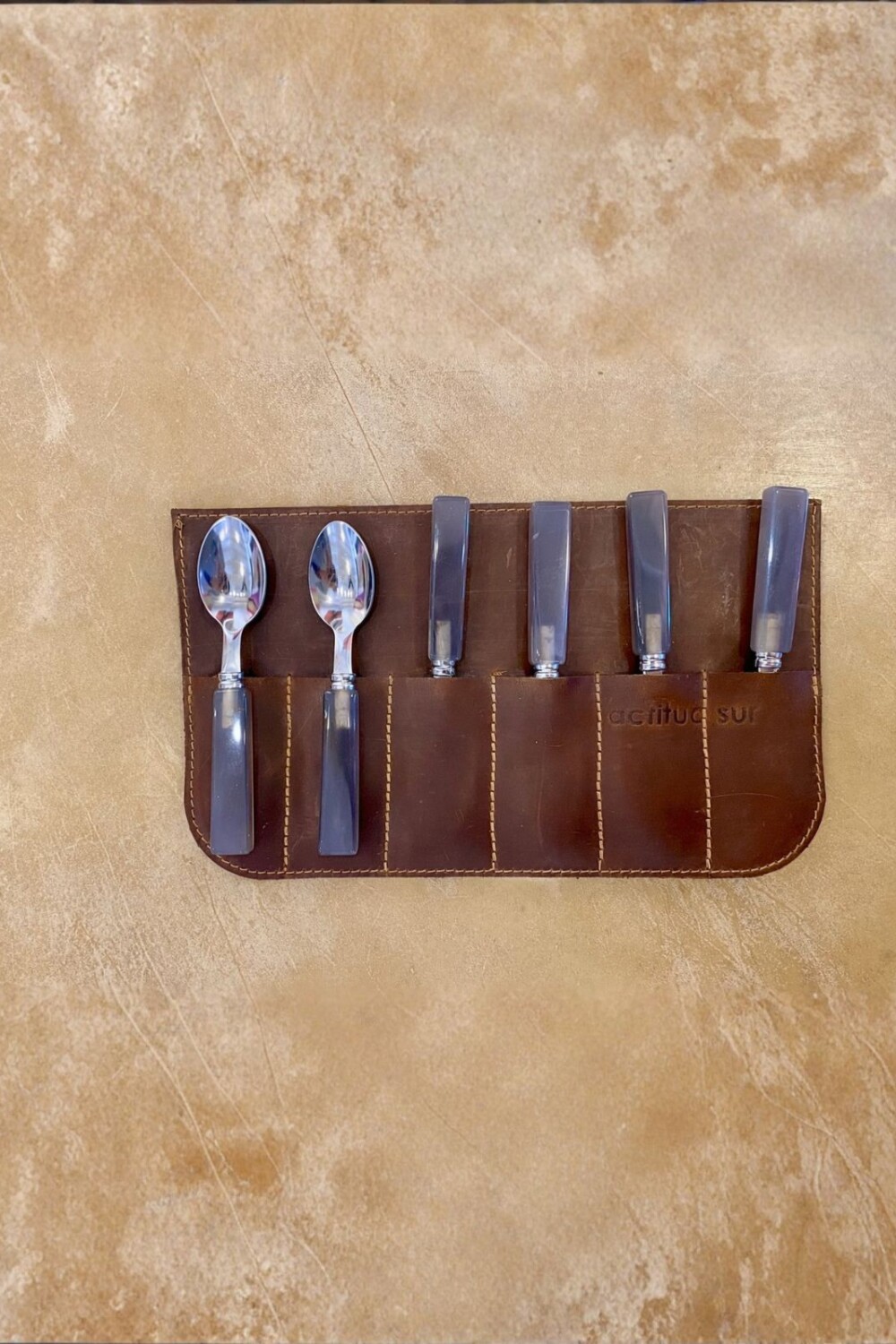 Coffee Spoon Gris / Camel