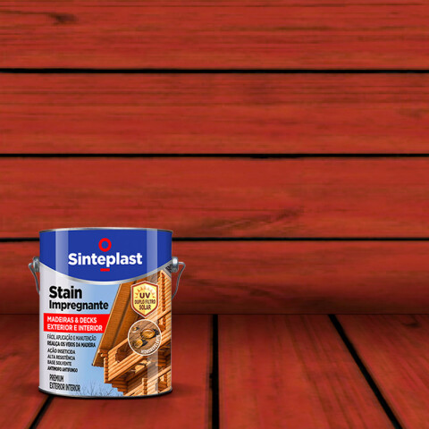Protector Stain para maderas Base Solvente Caoba