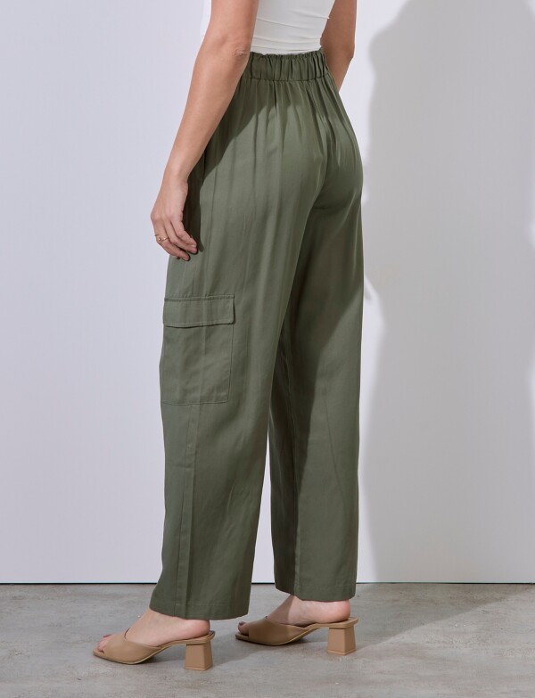 Pantalon Cargo OLIVA