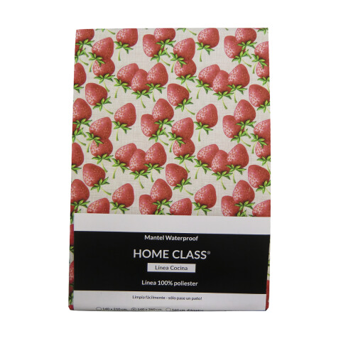 Mantel Redondo Waterproof Home Class 160 cm 3672 FRUTILLAS