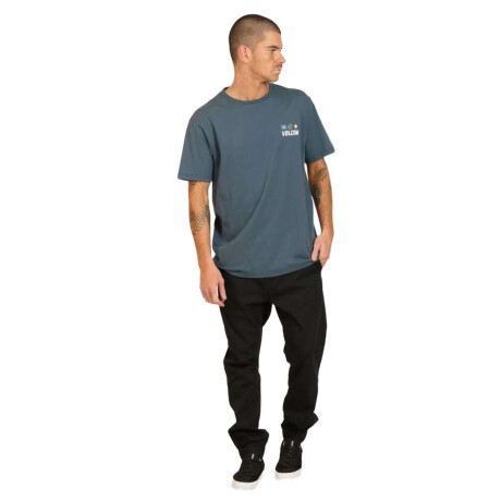 Remera Volcom Effect Azul