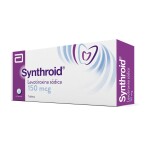 SYNTHROID 150 MCG CJ X 30 TABL. única