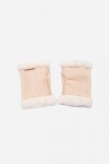 Guantes miton beige