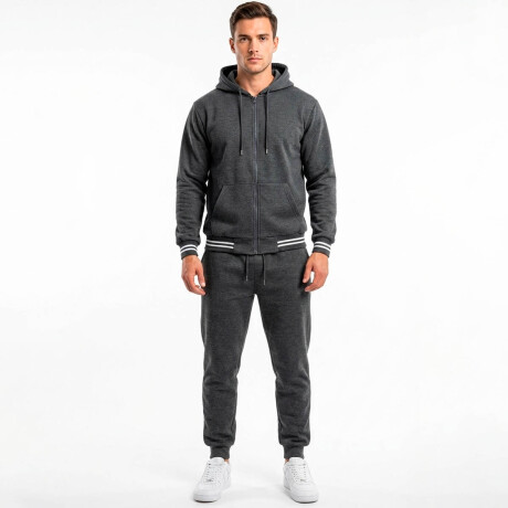 Conjunto Deportivo Uzspace Pantalón Campera Hombre Gris