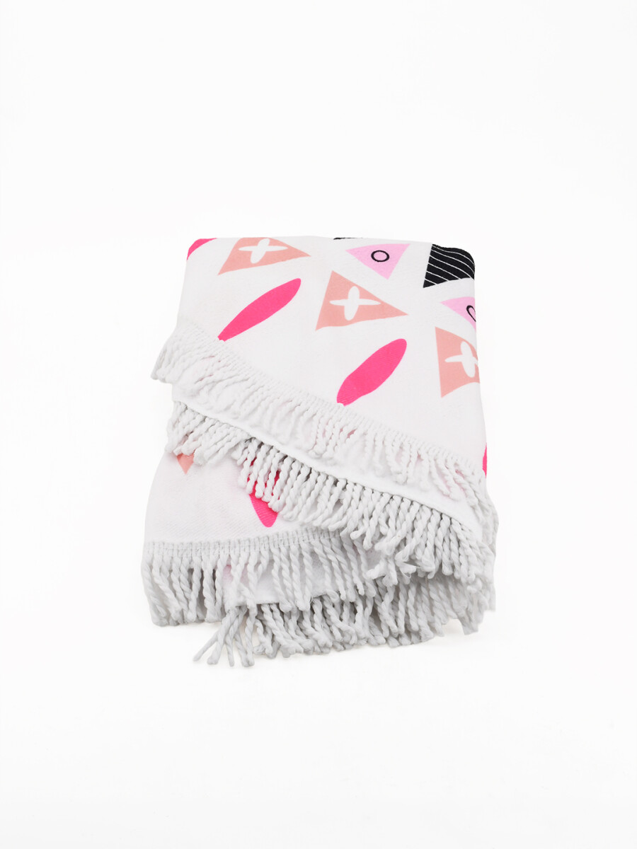 TOALLA REDONDA 150CM MICROFIBRA - ESTAMPADO 1 