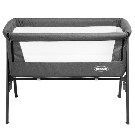 Cuna Colecho Bebesit Easy Sleep con Bolso Mosquitero y Colchón Gris