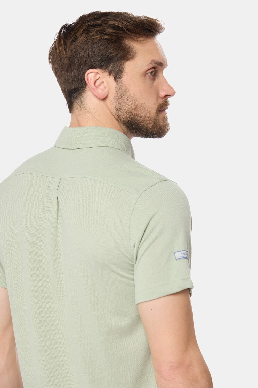 CAMISA LISA EN PIQUE Verde