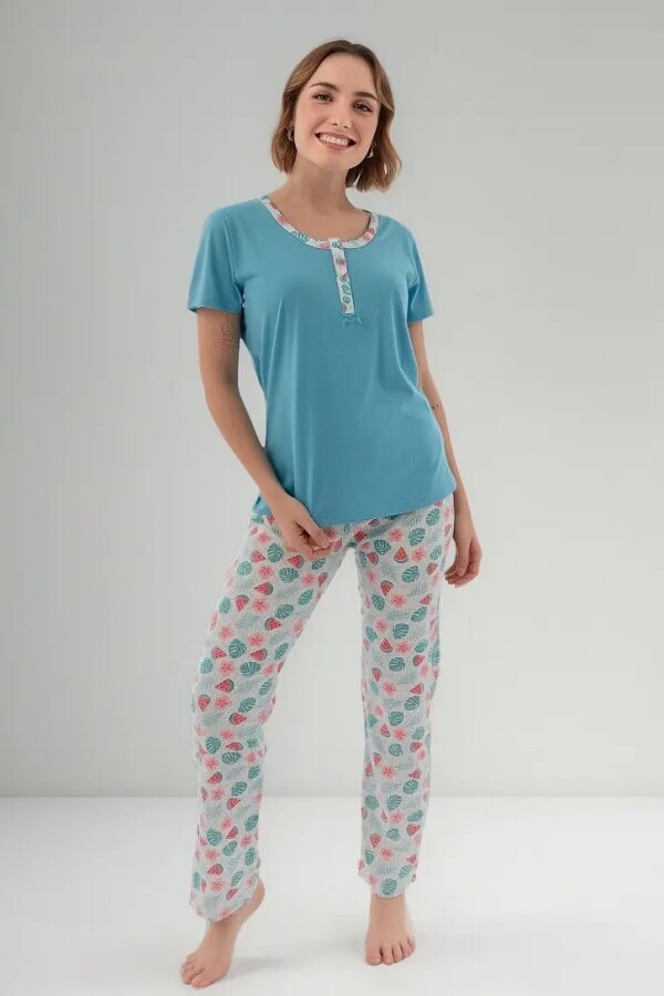 Pijama Manga Corta Pantalón 41641 Pijama Manga Corta Pantalón 41641
