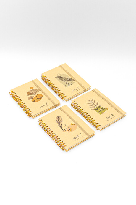 Cuaderno Mix 4. A6, 70 Hojas Color Unico