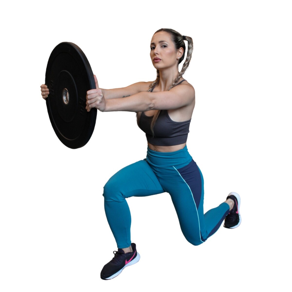 CALZA MICROFITNESS - VERDE PETROLEO 